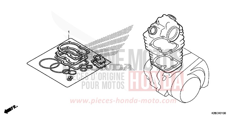 DICHTUNG SATZ A von CRF125 EXTREME RED (R292) von 2022