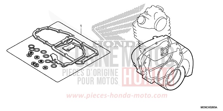 DICHTUNG SATZ B von CRF450R EXTREME RED (R292) von 2013