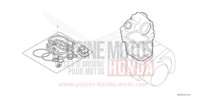 DICHTUNG SATZ A von CRF450R EXTREME RED (R292) von 2022