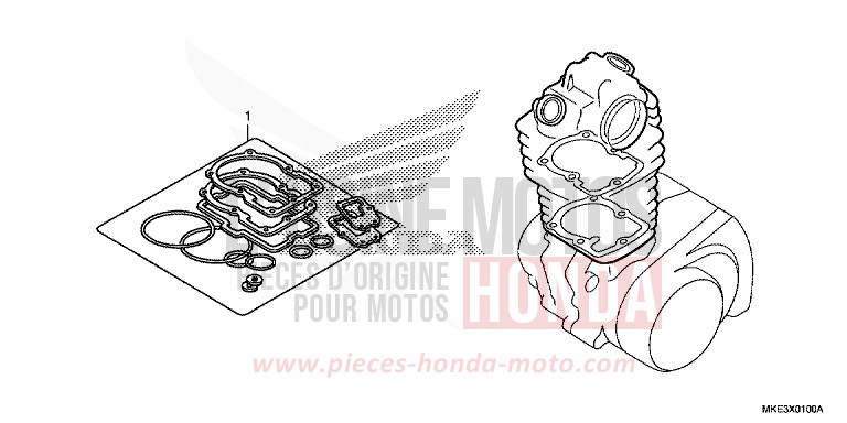 DICHTUNG SATZ A von CRF450R EXTREME RED (R292) von 2018