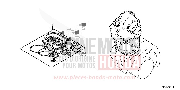 DICHTUNG SATZ A von CRF450R EXTREME RED (R292) von 2020