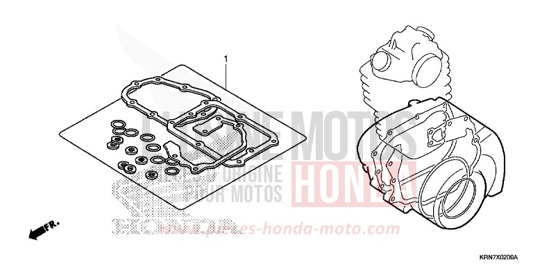 DICHTUNG SATZ B von CRF250R EXTREME RED (R292) von 2015