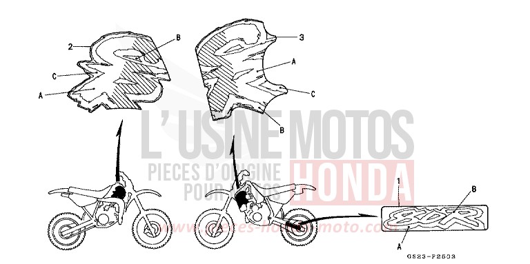 MARKE (CR80RP) von CR80R NEUCLEAR RED (R177) von 1993
