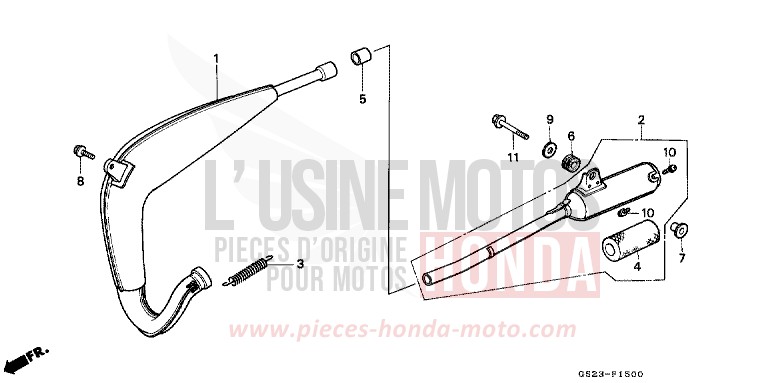 EXPANSIONSKAMMER von CR80R NEUCLEAR RED (R177) von 1994