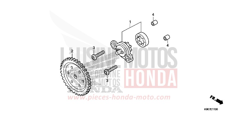 OELPUMPE von PCX MAT CARBONIUM GRAY METALLIC (NHB52) von 2019