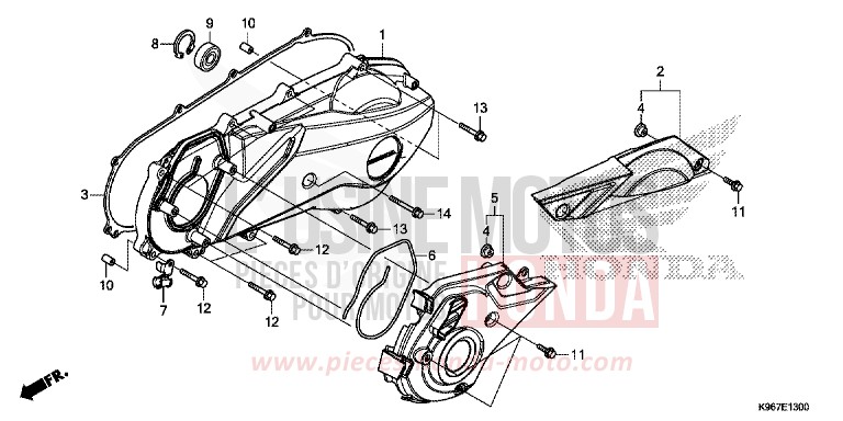 SEITENABDECKUNG, LINKS von PCX MAT CARBONIUM GRAY METALLIC (NHB52) von 2019