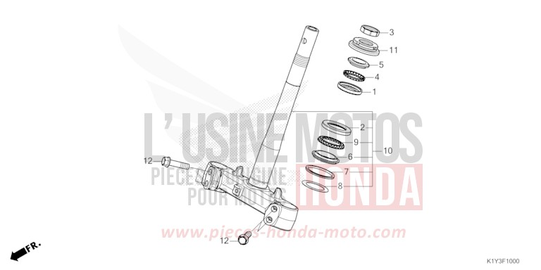 LENKSCHAFT von PCX CANDY LUSTER RED (R368) von 2021