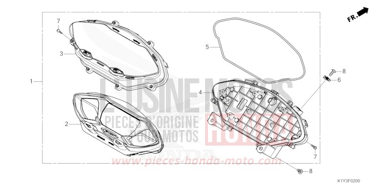 MESSGERAET von PCX MAT GALAXY BLACK METALLIC (NHA76) von 2021