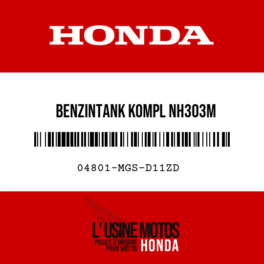 image de 04801-MGS-D11ZD BENZINTANK KOMPL NH303M