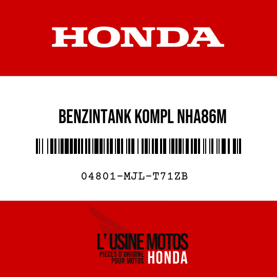 image de 04801-MJL-T71ZB BENZINTANK KOMPL NHA86M