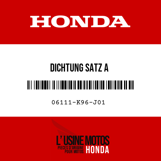 image de 06111-K96-J01 DICHTUNG SATZ A