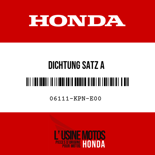 image de 06111-KPN-E00 DICHTUNG SATZ A