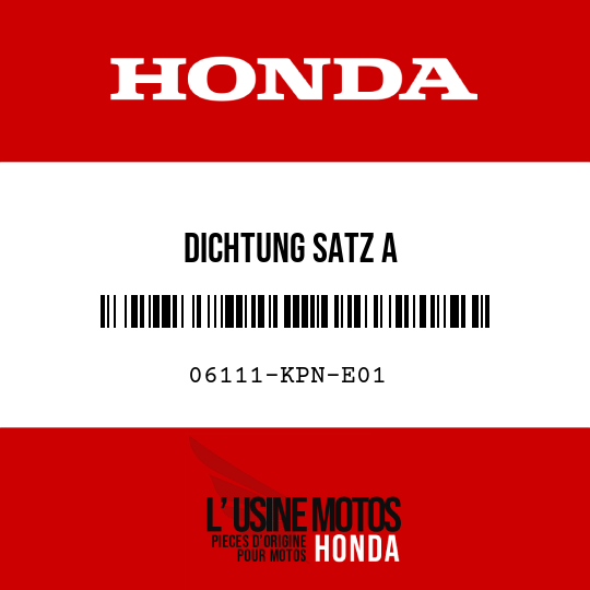 image de 06111-KPN-E01 DICHTUNG SATZ A