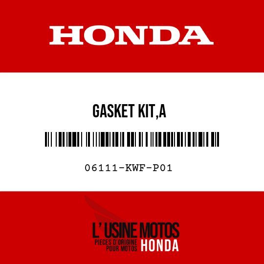 image de 06111-KWF-P01 GASKET KIT,A