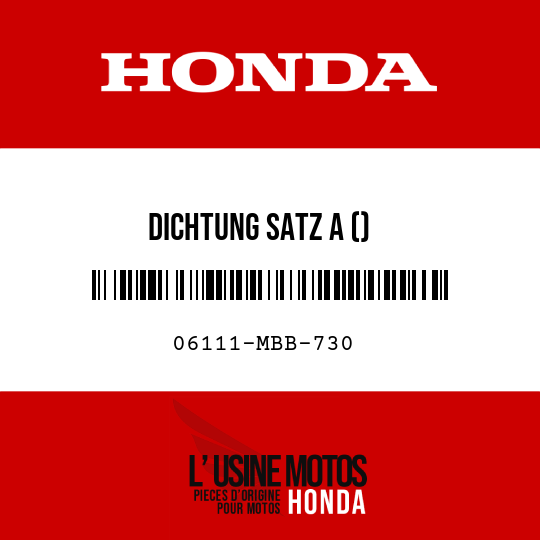 image de 06111-MBB-730 DICHTUNG SATZ A ()