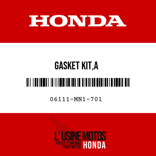 image de 06111-MN1-701 GASKET KIT,A