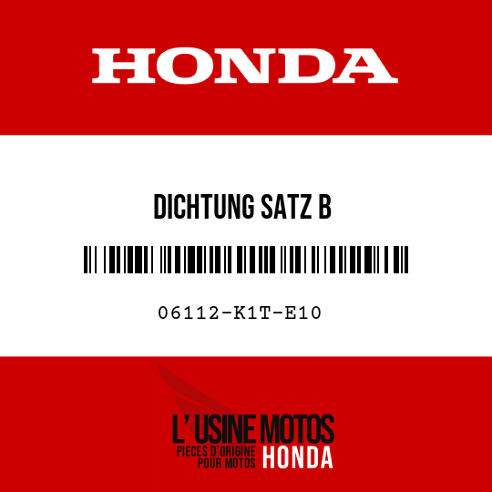 image de 06112-K1T-E10 DICHTUNG SATZ B