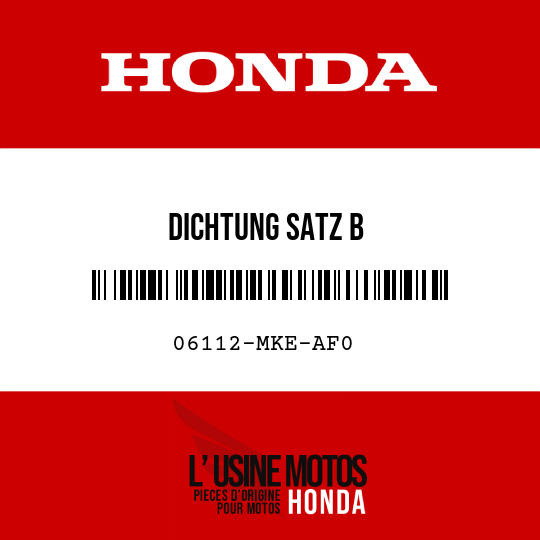 image de 06112-MKE-AF0 DICHTUNG SATZ B