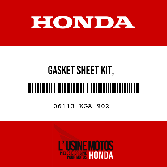 image de 06113-KGA-902 GASKET SHEET KIT,
