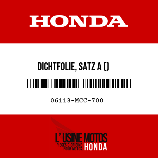 image de 06113-MCC-700 DICHTFOLIE, SATZ A ()