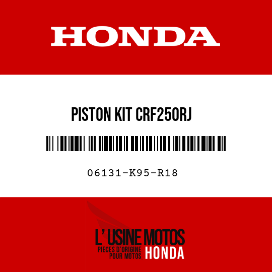 image de 06131-K95-R18 PISTON KIT CRF250RJ