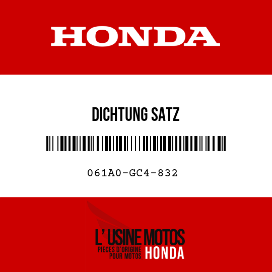 image de 061A0-GC4-832 DICHTUNG SATZ