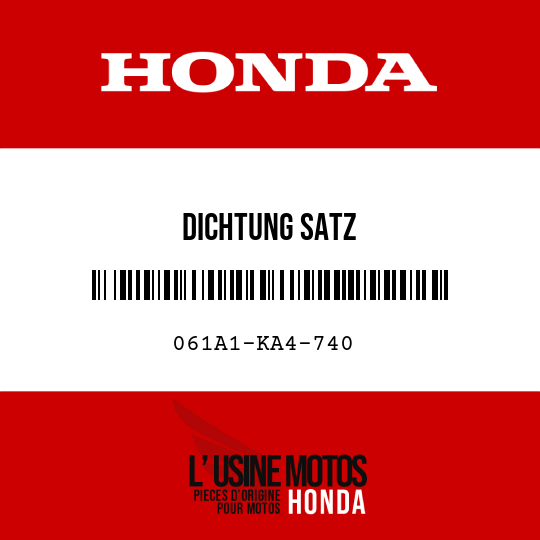 image de 061A1-KA4-740 DICHTUNG SATZ