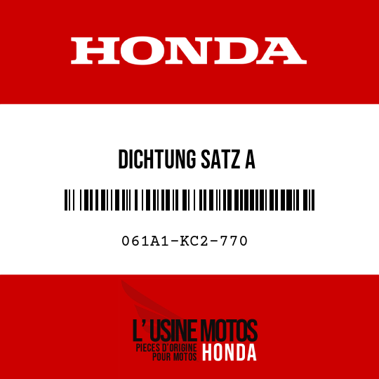 image de 061A1-KC2-770 DICHTUNG SATZ A