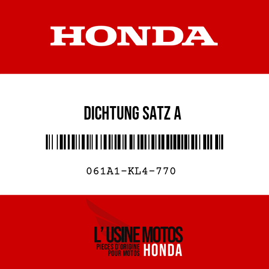 image de 061A1-KL4-770 DICHTUNG SATZ A
