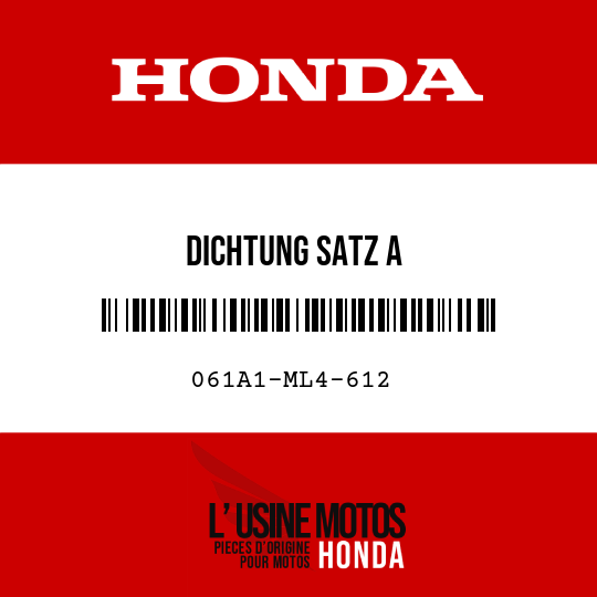 image de 061A1-ML4-612 DICHTUNG SATZ A