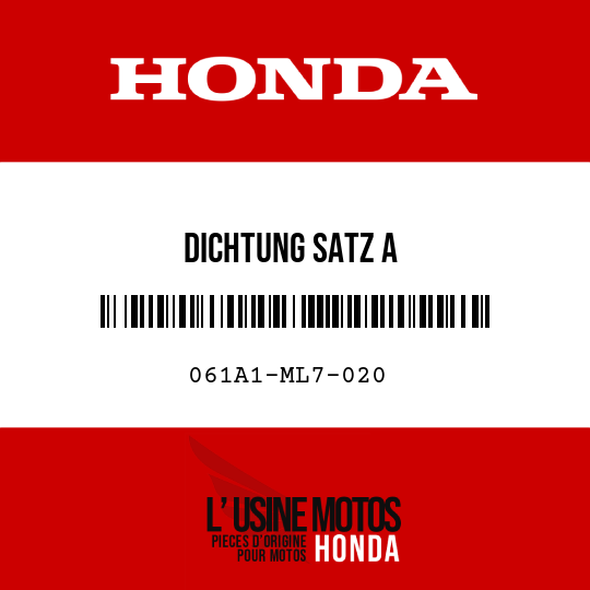 image de 061A1-ML7-020 DICHTUNG SATZ A