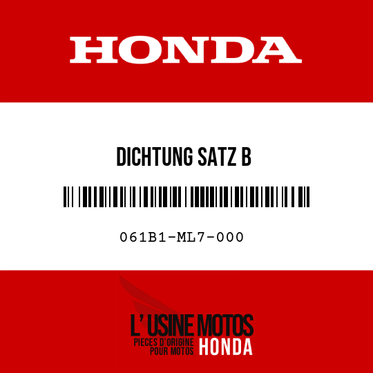 image de 061B1-ML7-000 DICHTUNG SATZ B