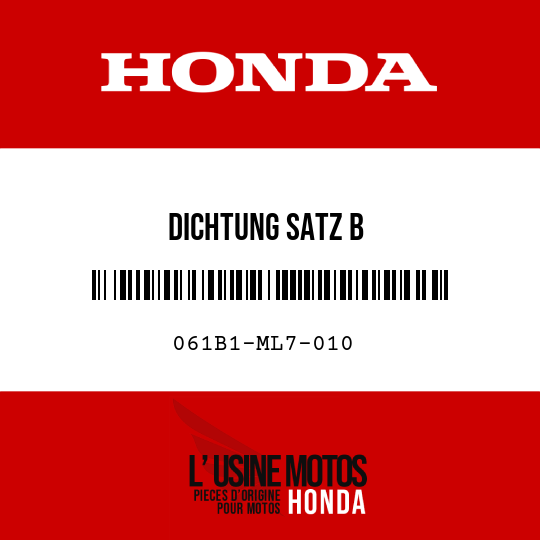 image de 061B1-ML7-010 DICHTUNG SATZ B