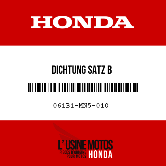 image de 061B1-MN5-010 DICHTUNG SATZ B
