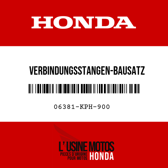 image de 06381-KPH-900 VERBINDUNGSSTANGEN-BAUSATZ