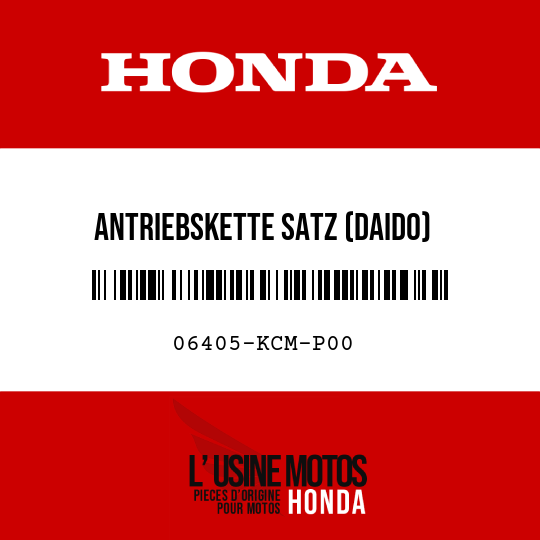 image de 06405-KCM-P00 ANTRIEBSKETTE SATZ (DAIDO) (DID428-132L-140L)