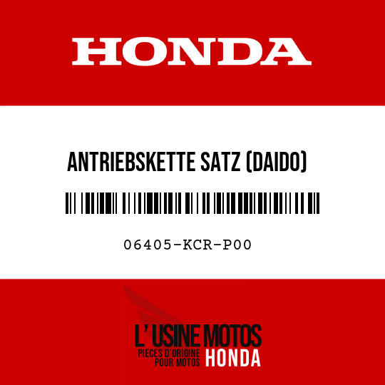 image de 06405-KCR-P00 ANTRIEBSKETTE SATZ (DAIDO) (DID520-112L-120L)