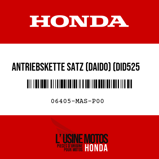 image de 06405-MAS-P00 ANTRIEBSKETTE SATZ (DAIDO) (DID525 112-120L)