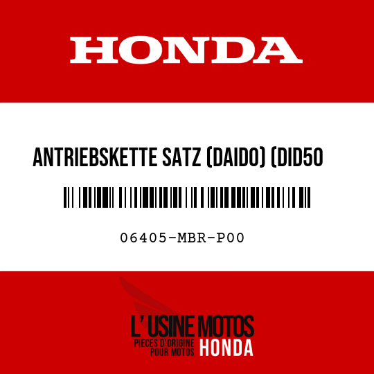 image de 06405-MBR-P00 ANTRIEBSKETTE SATZ (DAIDO) (DID50 112-120L) (STANDARDVERB 114L)