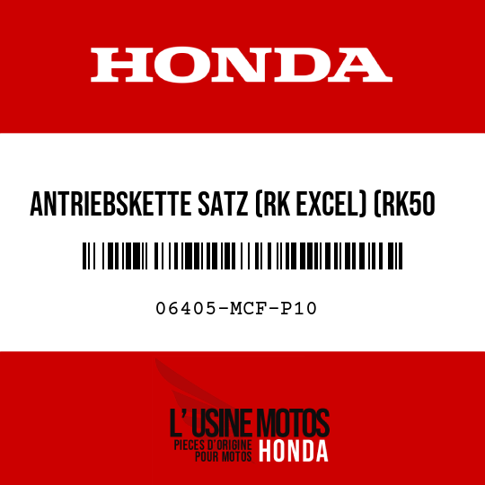 image de 06405-MCF-P10 ANTRIEBSKETTE SATZ (RK EXCEL) (RK50 102-120L)