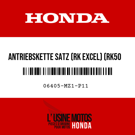 image de 06405-MZ1-P11 ANTRIEBSKETTE SATZ (RK EXCEL) (RK50 112-120L) (STANDARDVERB 114L)