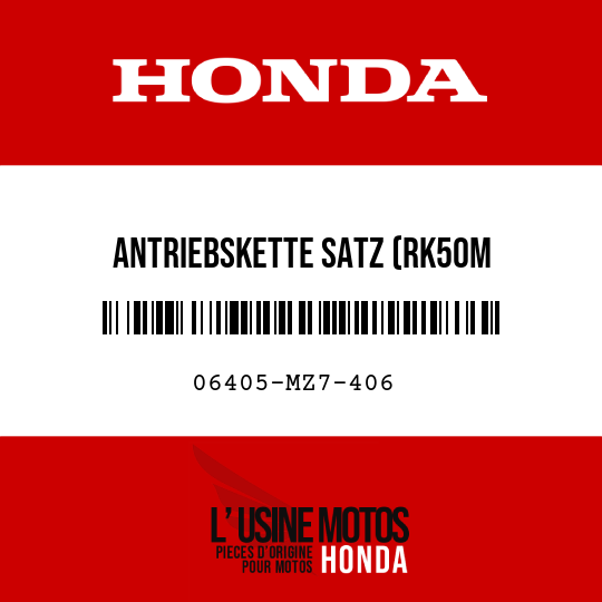 image de 06405-MZ7-406 ANTRIEBSKETTE SATZ (RK50M FOZ1-102L-120L)