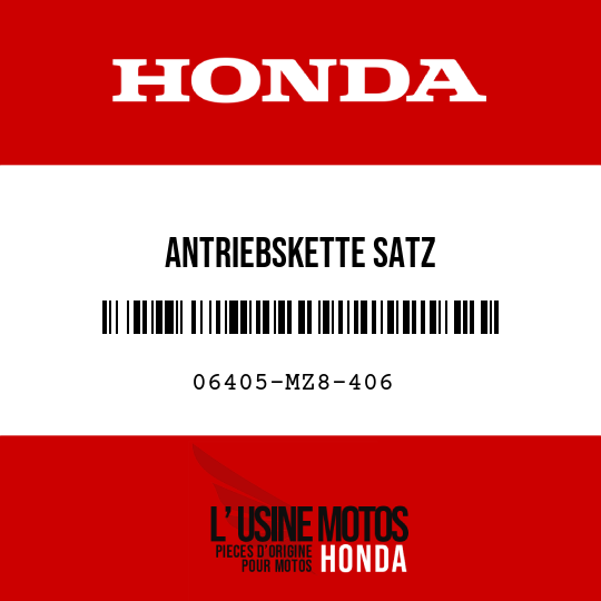 image de 06405-MZ8-406 ANTRIEBSKETTE SATZ (DID525V8-102L-120L)