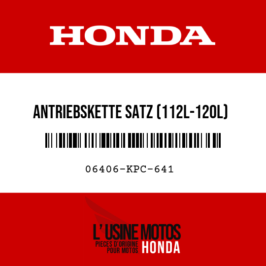 image de 06406-KPC-641 ANTRIEBSKETTE SATZ (112L-120L)