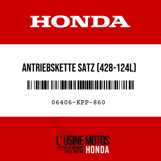 image de 06406-KPP-860 ANTRIEBSKETTE SATZ (428-124L)