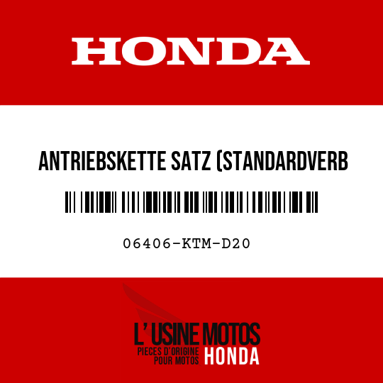 image de 06406-KTM-D20 ANTRIEBSKETTE SATZ (STANDARDVERB 104L)