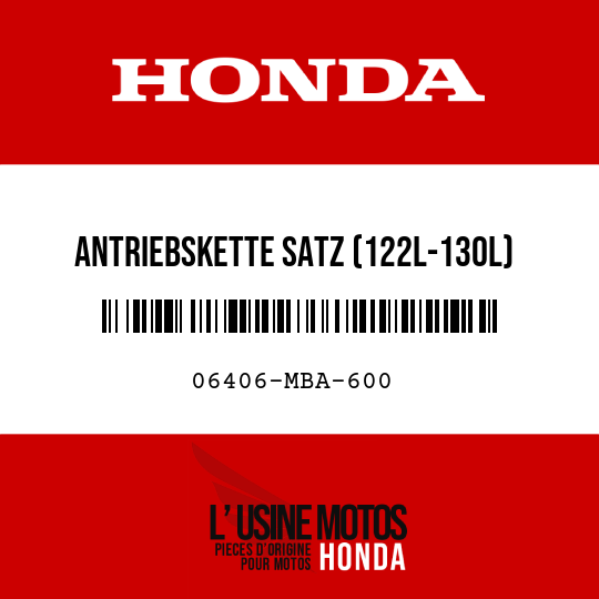 image de 06406-MBA-600 ANTRIEBSKETTE SATZ (122L-130L)