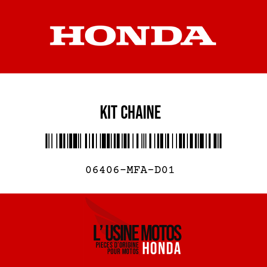 image de 06406-MFA-D01 KIT CHAINE