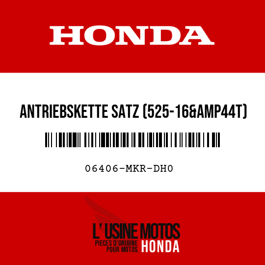 image de 06406-MKR-DH0 ANTRIEBSKETTE SATZ (525-16&amp44T) (STANDARDVERB 120L)