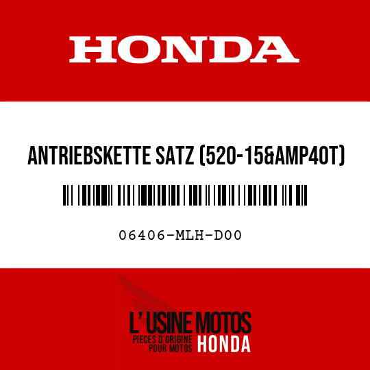 image de 06406-MLH-D00 ANTRIEBSKETTE SATZ (520-15&40T) (STANDARDVERB 112L)